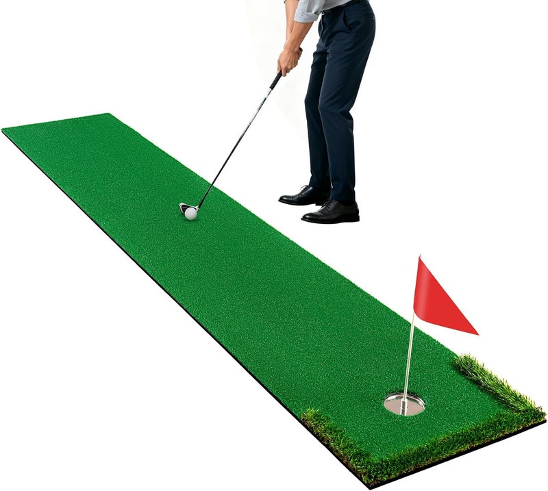 FARROLL Putting Green Golf Putting Mat Non-Slip Professional Practice Trainning Mat for Indoor Outdoor - Image 1